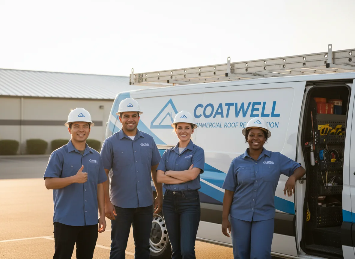 Commercial roof coating company in Gem, KS